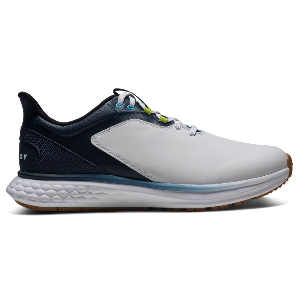 FootJoy Pulse Men's Spikeless Golf Shoes 2026 - 54706 White / Gum / Navy 6