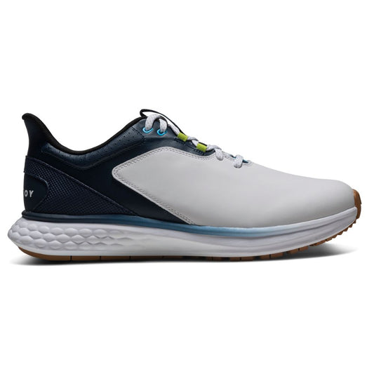 FootJoy Pulse Men's Spikeless Golf Shoes 2026 - 54706 White / Gum / Navy 6