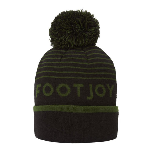 FootJoy Striped Bobble Golf Hat 2026 - 45958H-3O Olive / Black