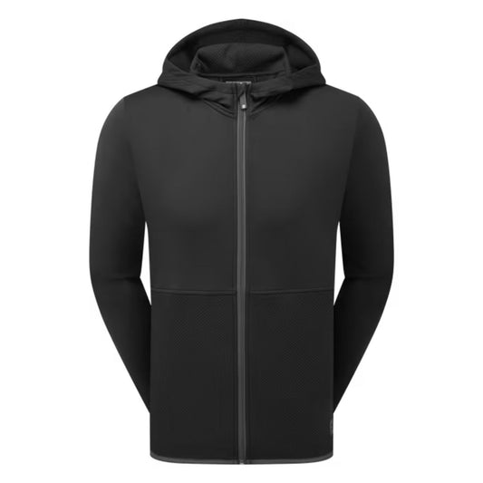 FootJoy ThermoSeries Full-Zip Golf Hoodie - 31965 Black S