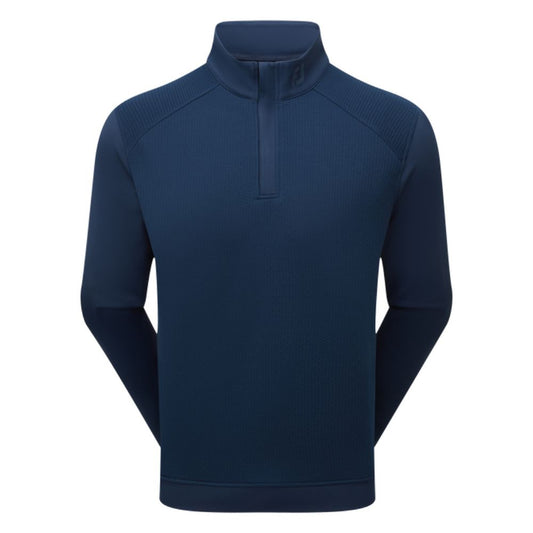 FootJoy ThermoSeries Ottoman Golf Midlayer Pullover Top 2025 - 37836 Navy M