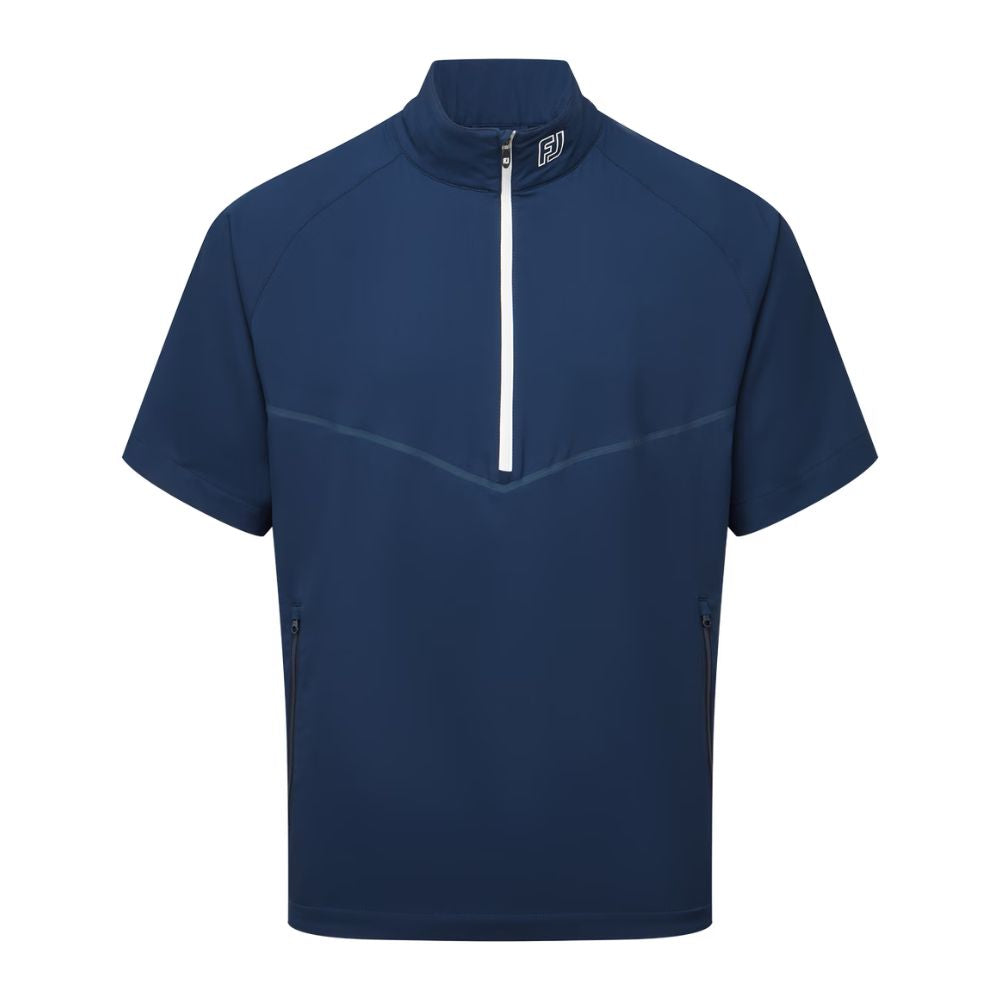 FootJoy Zephyr Short Sleeve Golf Wind Shirt 2026 - 34155 Navy M