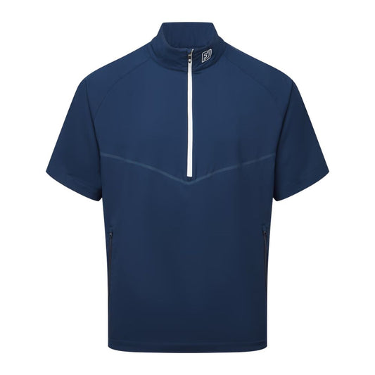 FootJoy Zephyr Short Sleeve Golf Wind Shirt 2026 - 34155 Navy M