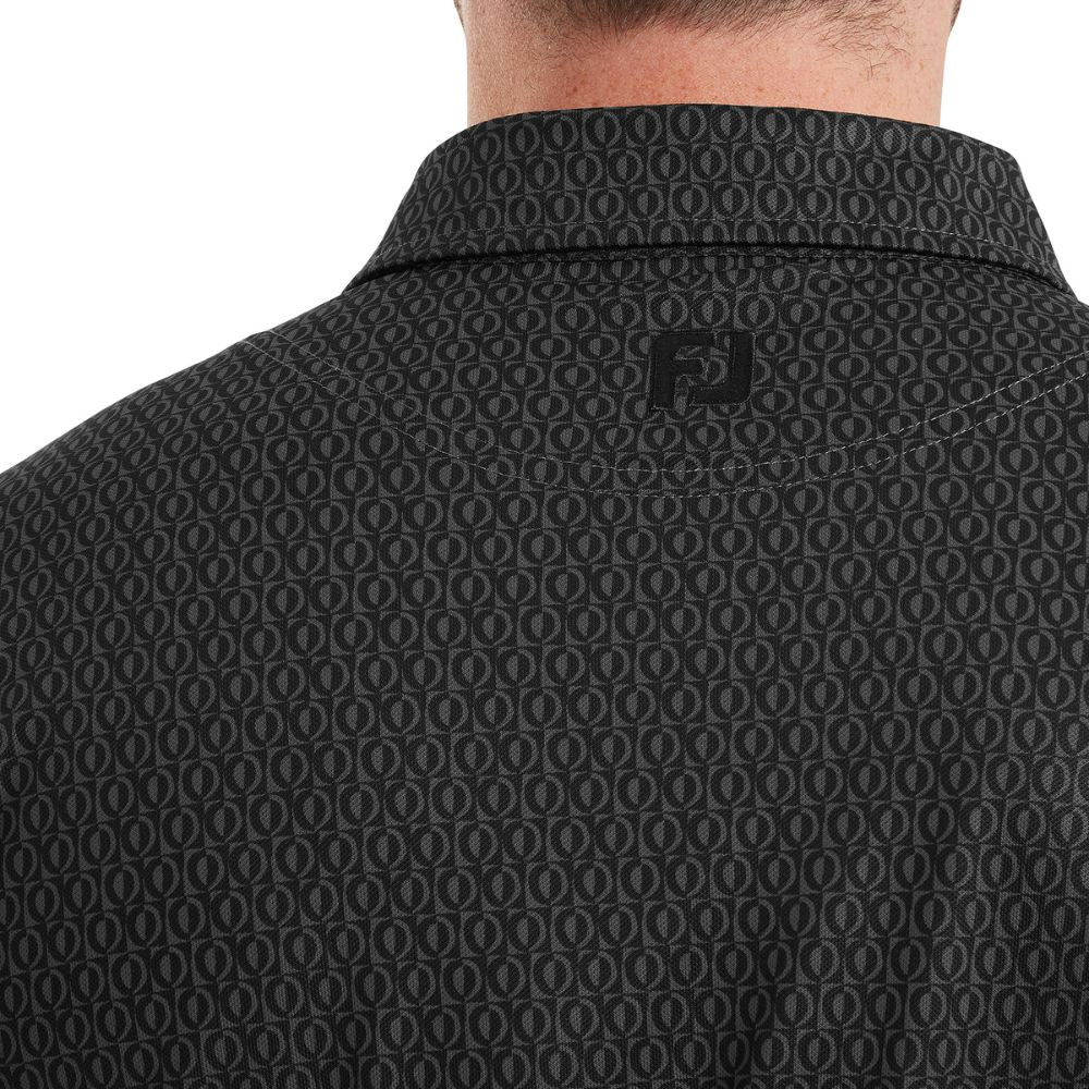 Footjoy Modernist Geo Pique Golf Polo Shirt 2026 - 39349