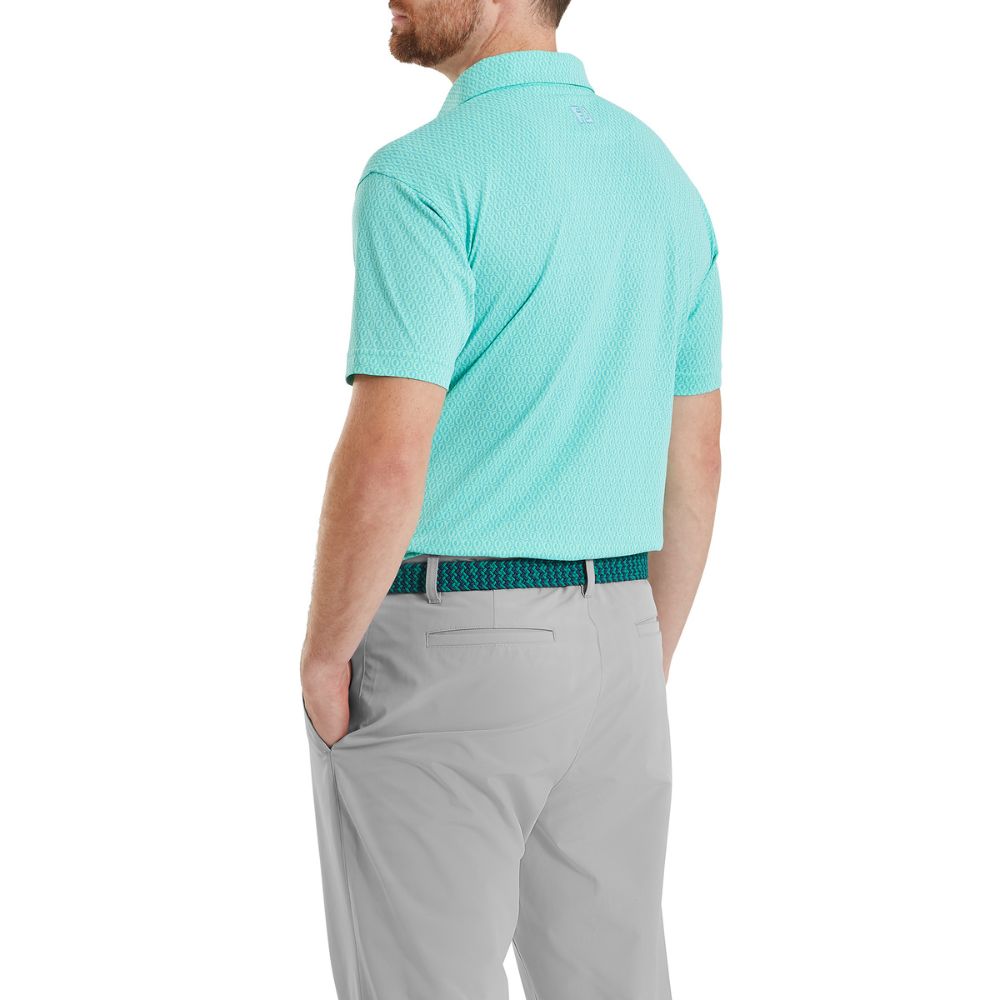Footjoy Modernist Geo Pique Golf Polo Shirt 2026 - 39351