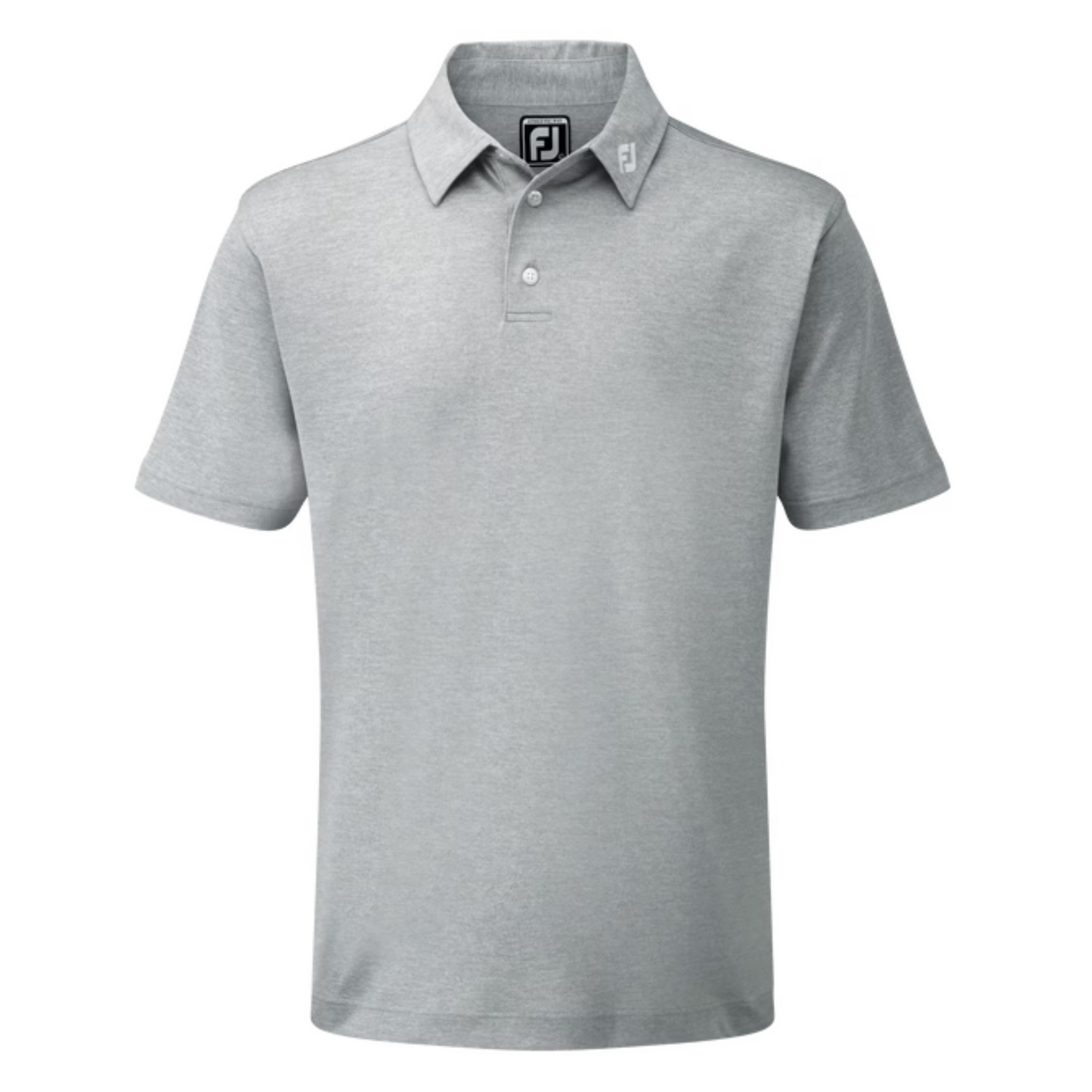 Footjoy Golf Stretch Pique Polo Shirt Grey S 