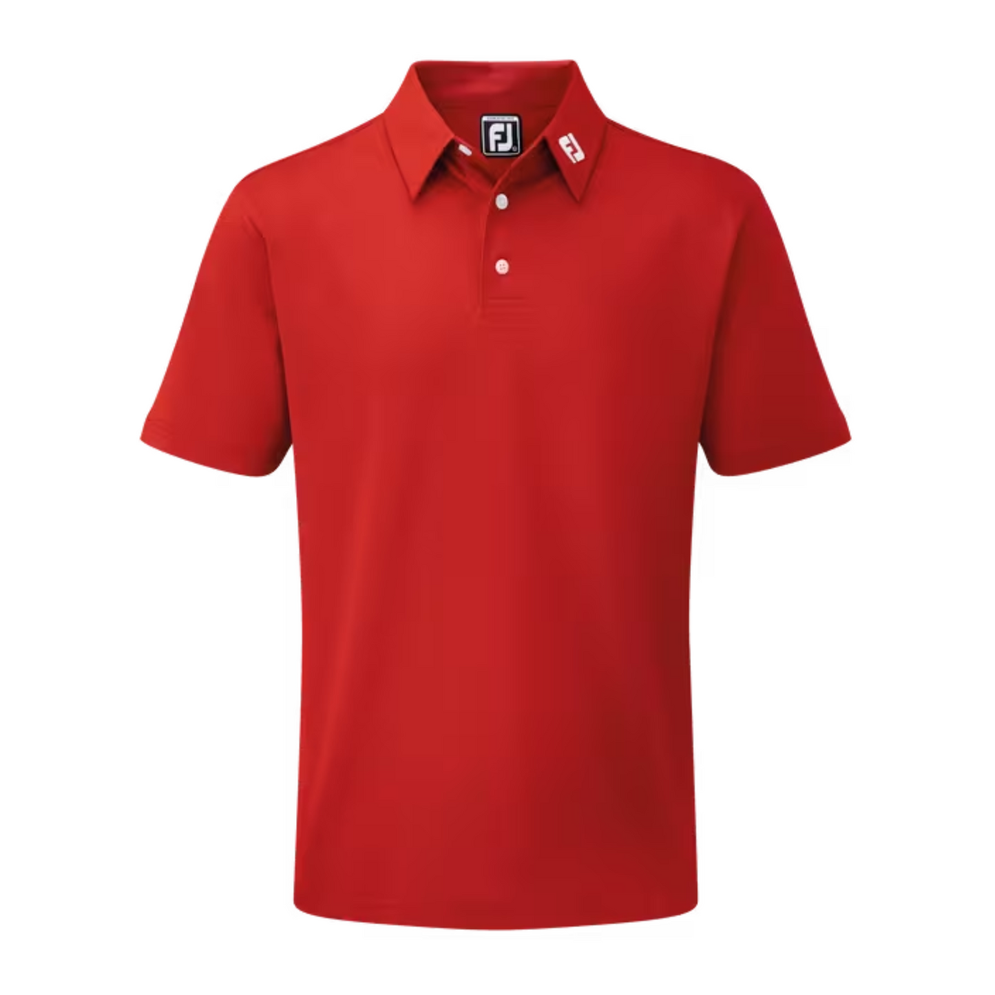 Footjoy Golf Stretch Pique Polo Shirt Red S 