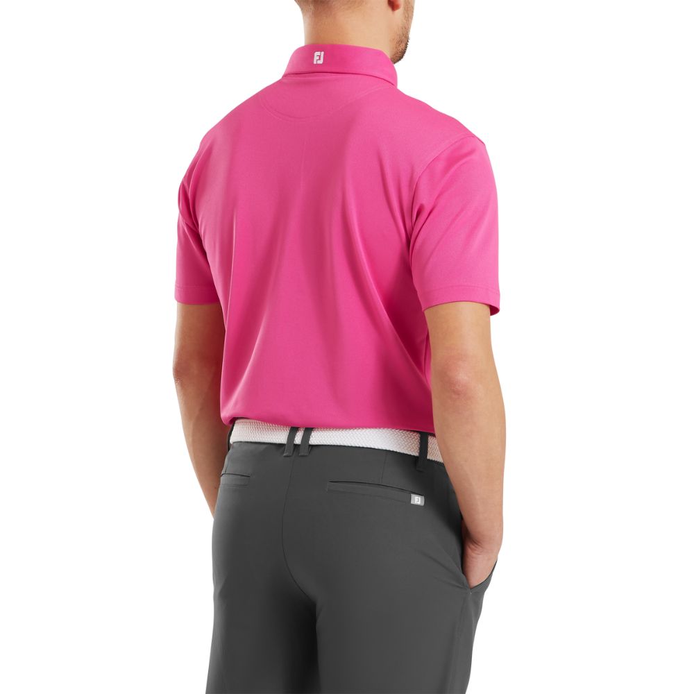 Footjoy Essentials Stretch Pique Solid Golf Polo Shirt - 81673