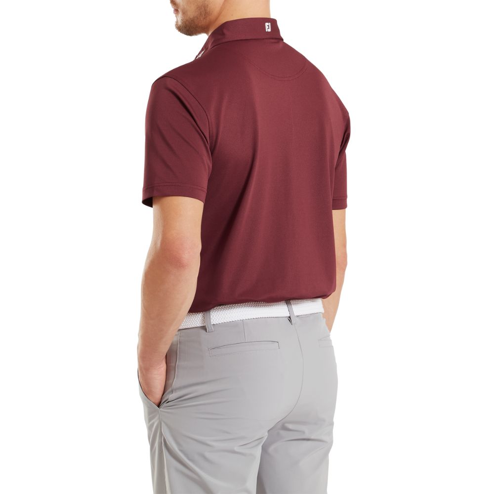 Footjoy Essentials Stretch Pique Solid Golf Polo Shirt - 84456