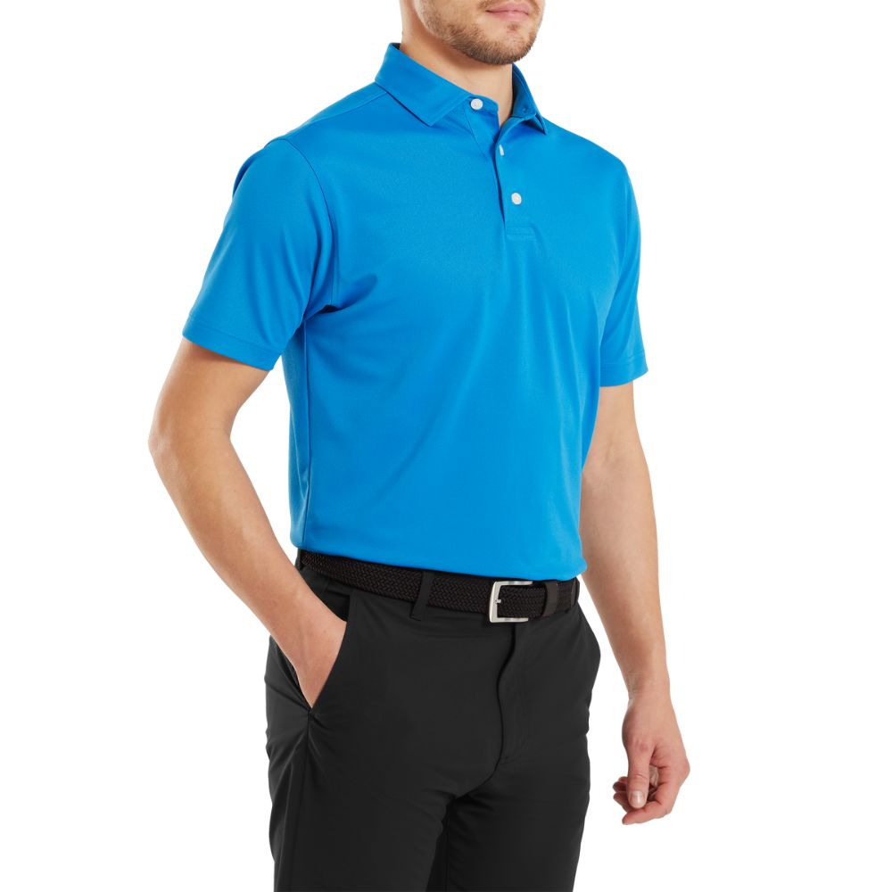 Footjoy Essentials Stretch Pique Solid Golf Polo Shirt - 91817