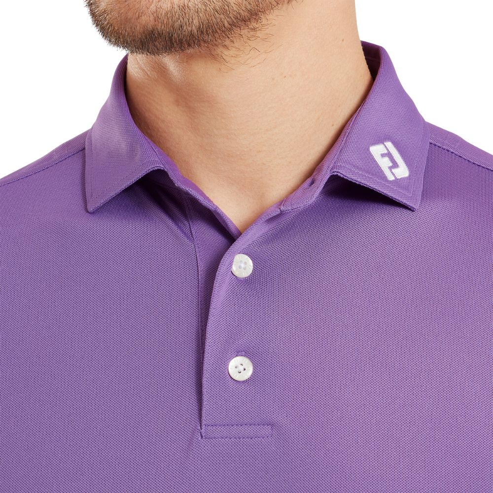 Footjoy Essentials Stretch Pique Solid Golf Polo Shirt - 91820