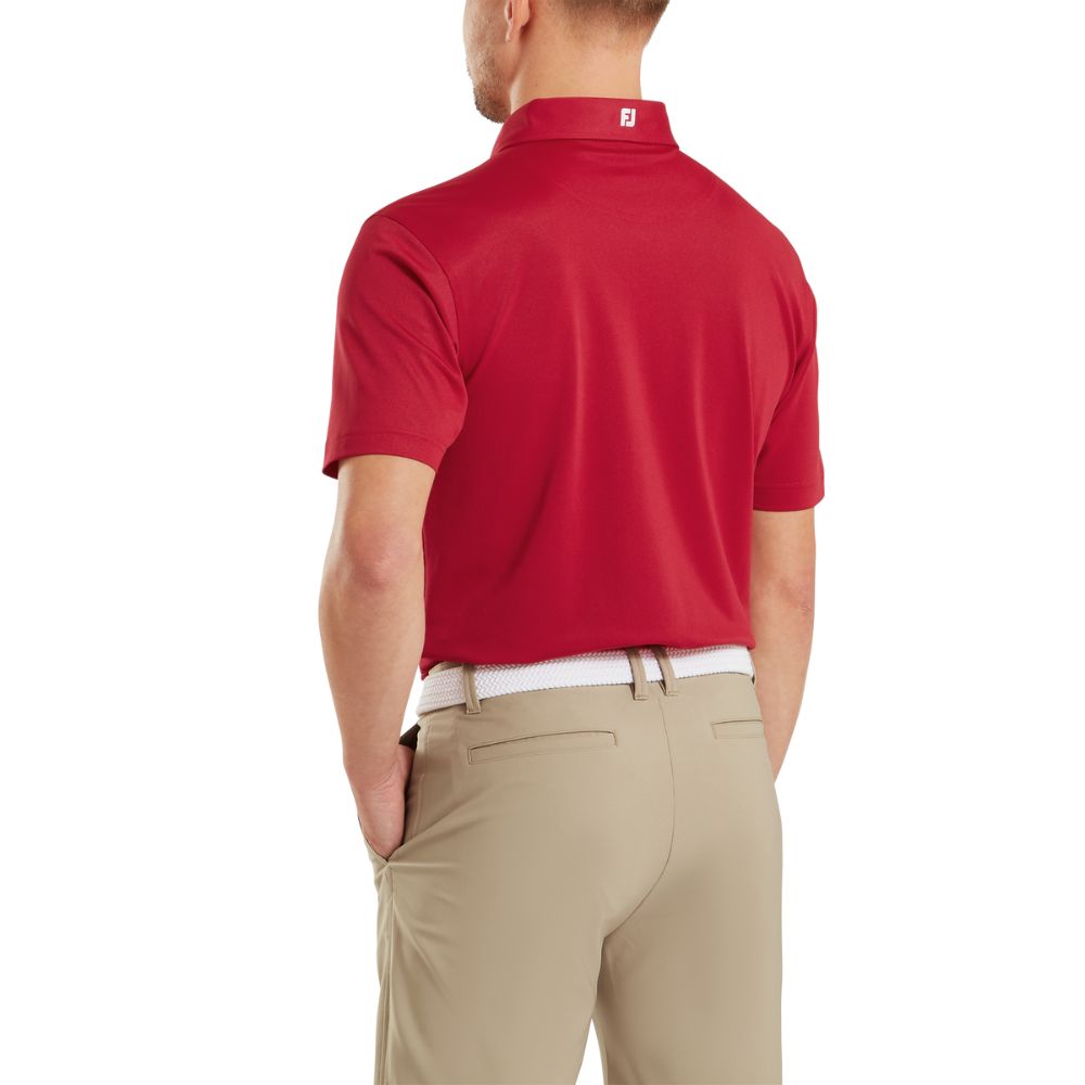 Footjoy Essentials Stretch Pique Solid Golf Polo Shirt - 91825