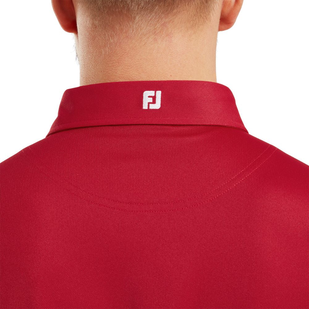 Footjoy Essentials Stretch Pique Solid Golf Polo Shirt - 91825