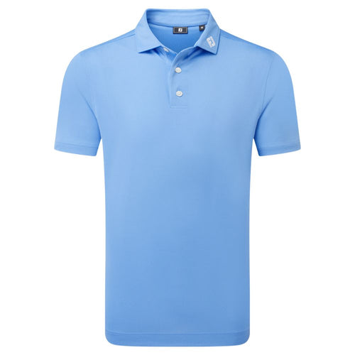 FootJoy Essentials Stretch Pique Solid Golf Polo Shirt - 91826 Light Blue S