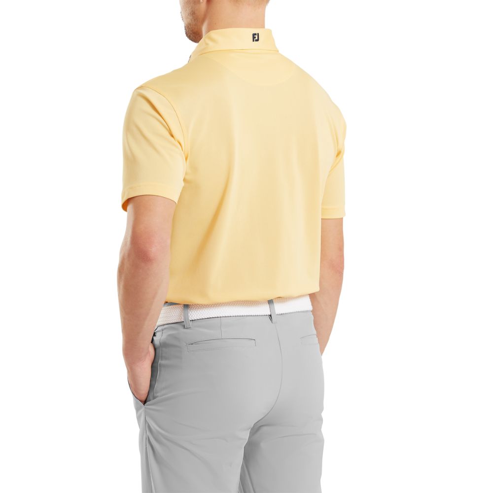 Footjoy Essentials Stretch Pique Solid Golf Polo Shirt - 91839