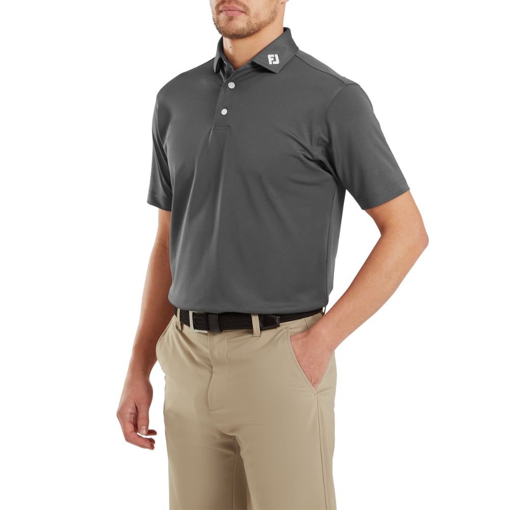 Footjoy Essentials Stretch Pique Solid Golf Polo Shirt - 92420