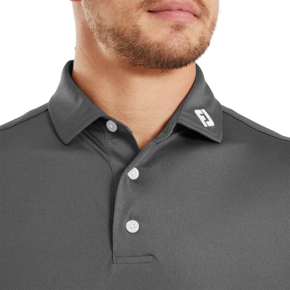 Footjoy Essentials Stretch Pique Solid Golf Polo Shirt - 92420