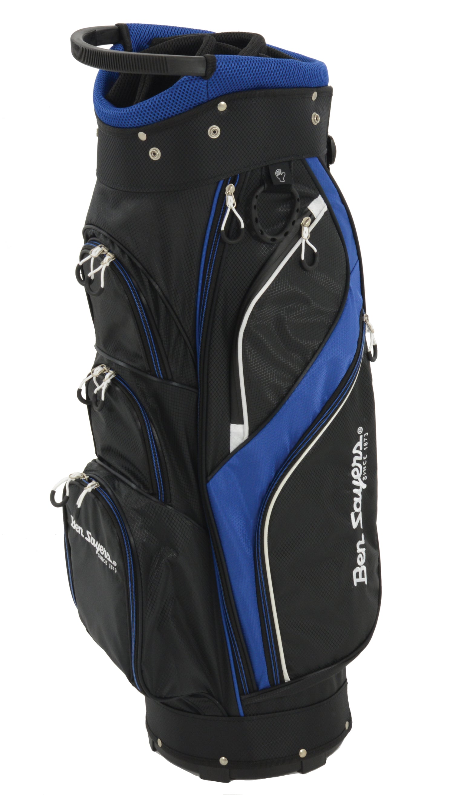 Ben Sayers Golf Deluxe Cart Bag Black/Blue  