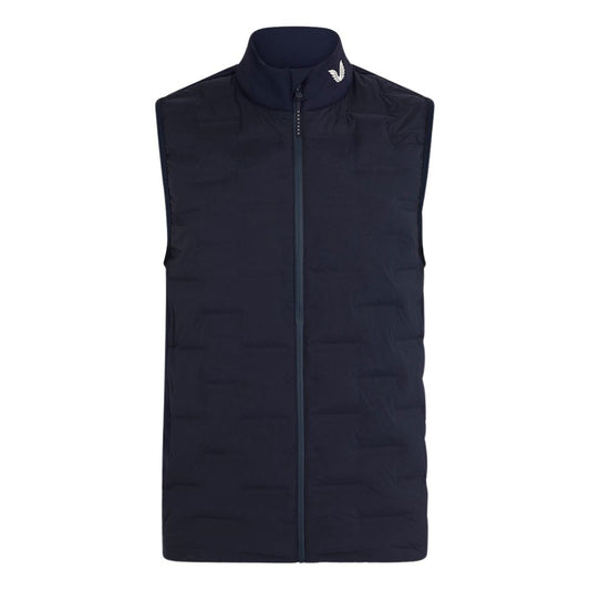 Castore Pinnacle Lightweight Mens Hybrid Golf Gilet 2025 - GMC50683-021 Midnight Navy / White 021 M