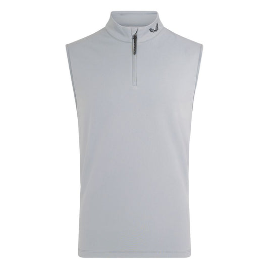Castore Club Classic 1/2 Zip Mens Golf Gilet 2025 - GME40992-128 Mid Grey / Gunmetal 128 M