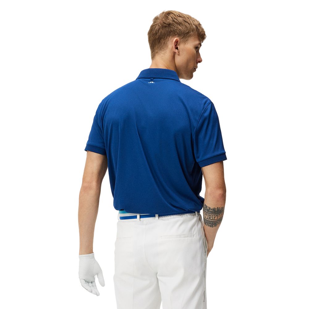 J.Lindeberg Tour Tech Regular Fit Golf Polo Shirt GMJT09157 Blue   