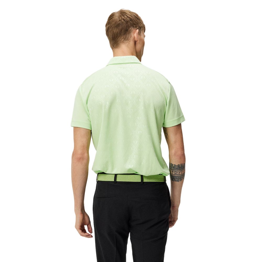 J.Lindeberg Peat Regular Fit Golf Polo Shirt GMJT09539 Green   