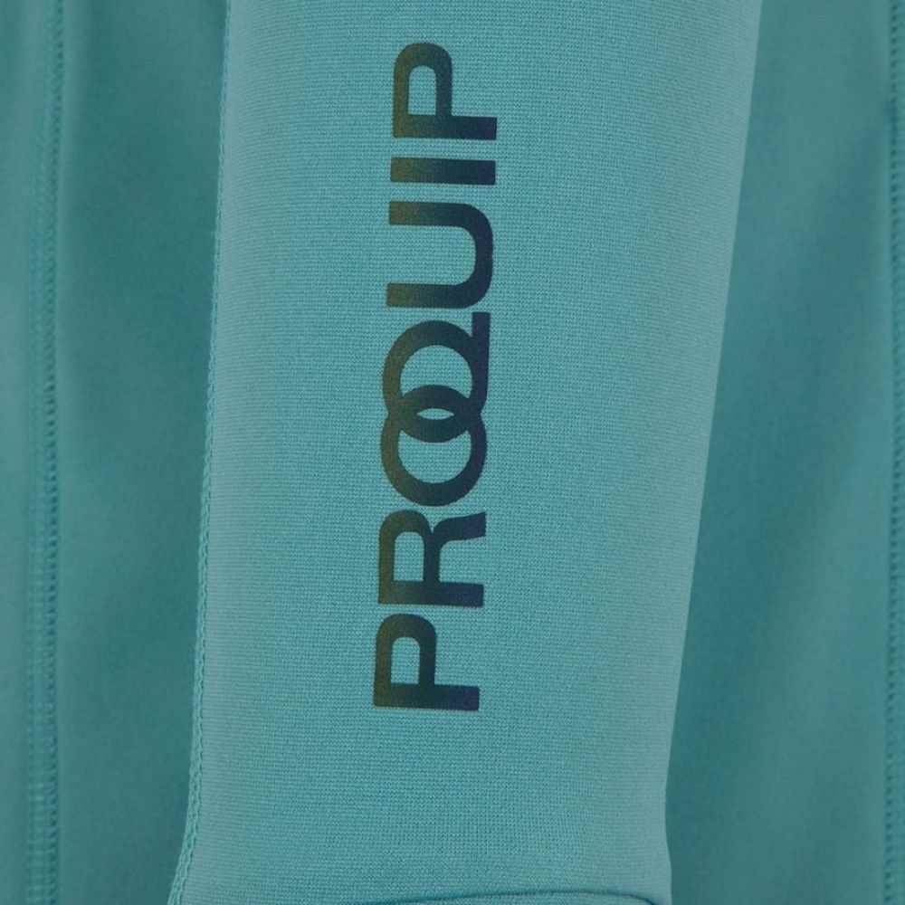 ProQuip Pro-Tech Comfort Stretch 1/4 Zip Midlayer Pullover Top - Porcelain Green   