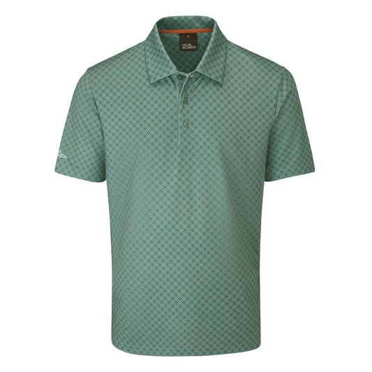 Oscar Jacobson Guildford Mens Golf Polo Shirt 2025 - Watercress Watercress M