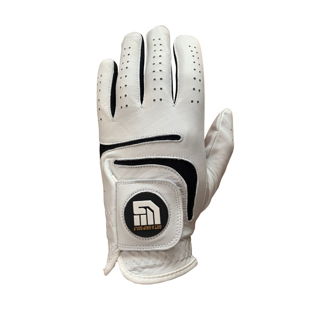 Get A Grip Leather Combo Golf Glove - 3 Pack