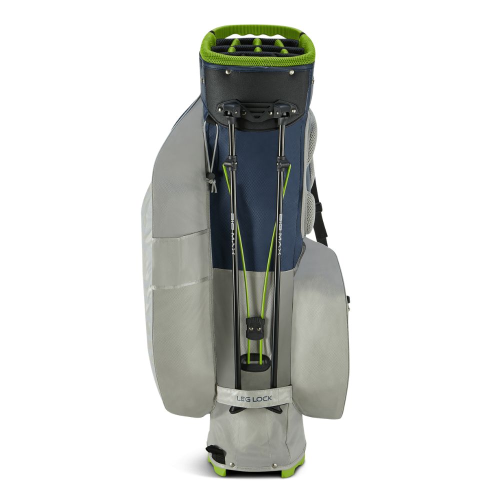 Big Max Aqua Hybrid 4 Golf Stand Bag 2025 - Navy / Grey / Lime