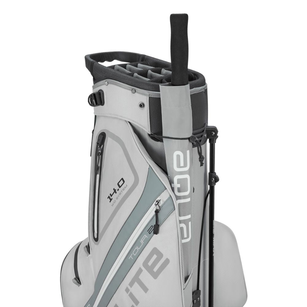 Big Max Dri Lite Hybrid Tour 2 Golf Stand Bag 2025 - Silver / Grey
