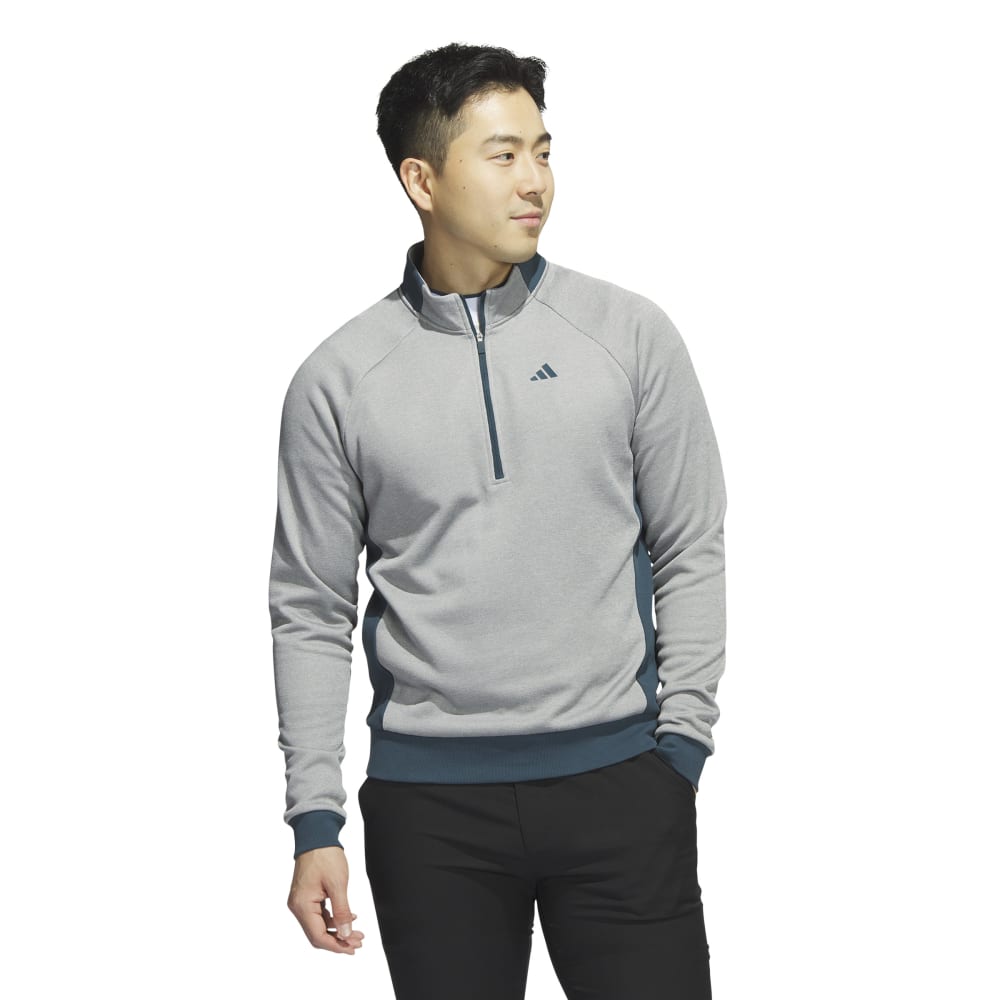 adidas Golf DWR 1/4 Zip Mens Golf Pullover Top HZ0431   