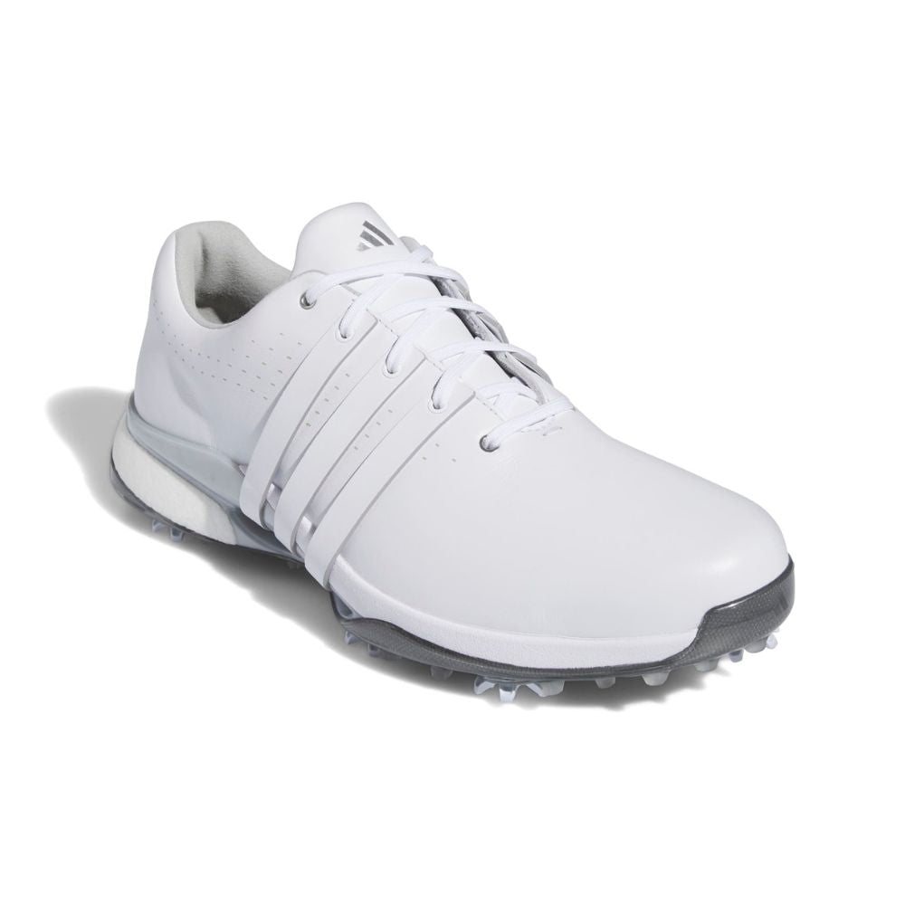 adidas Tour360 24 Men's Leather Spiked Golf Shoes 2026 - IF0248 Wide Fit