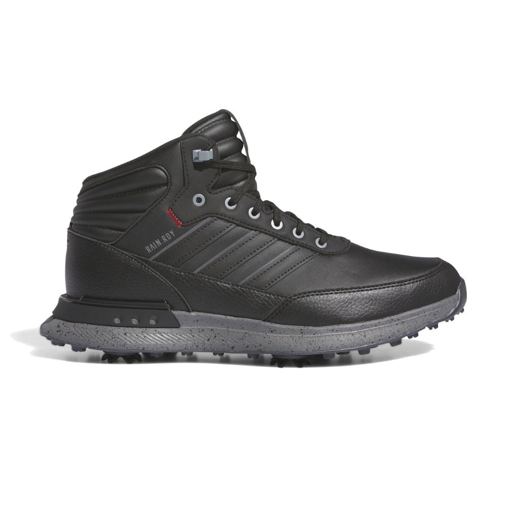adidas S2G RAIN.RDY Mens Winter Golf Boots 2025 - IH5177 Core Black / Iron Met / Better Scarlet 7