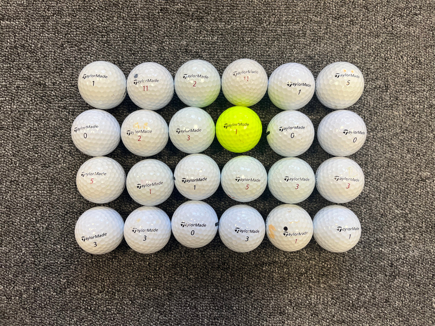 TaylorMade Grade C Recycled Golf Balls - 24 Pack