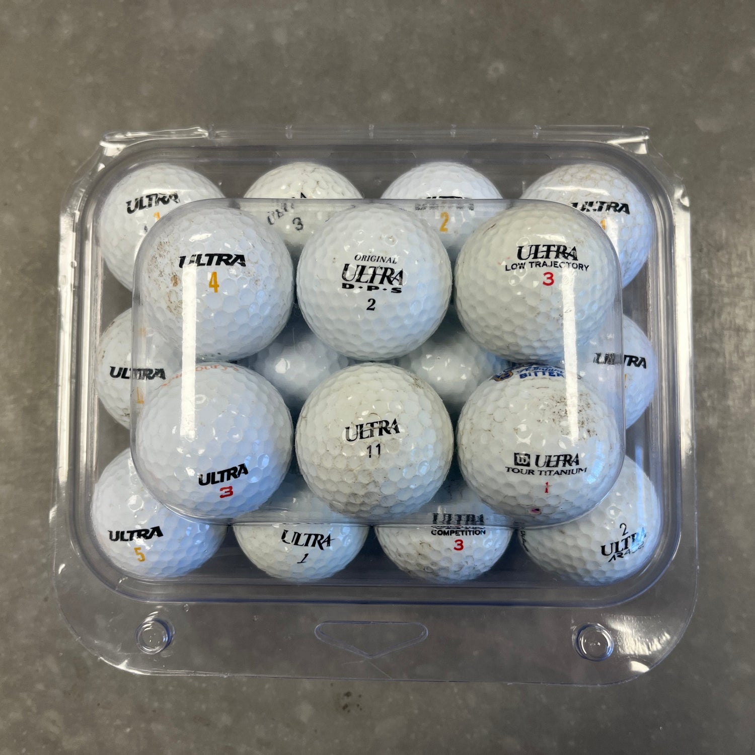 Ultra Grade C Recycled Golf Balls - 24 Pack