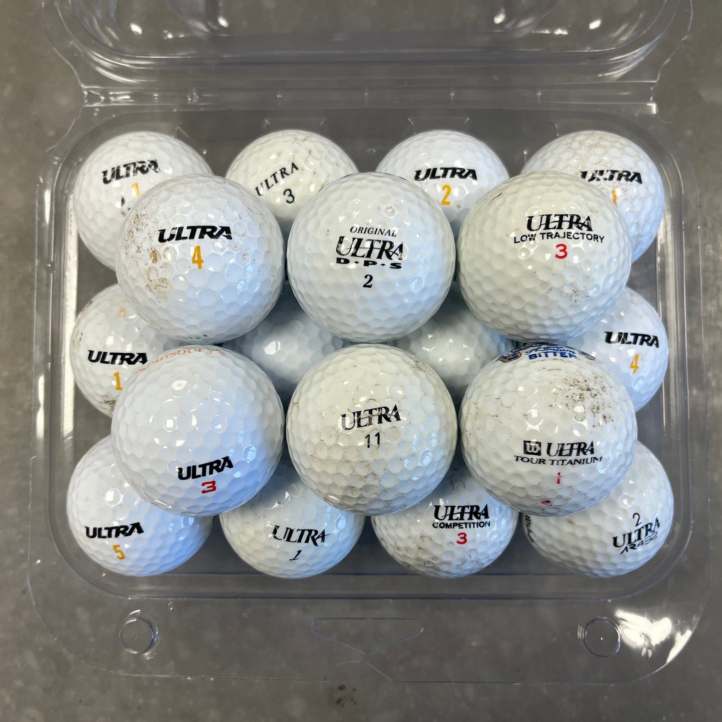 Ultra Grade C Recycled Golf Balls - 24 Pack