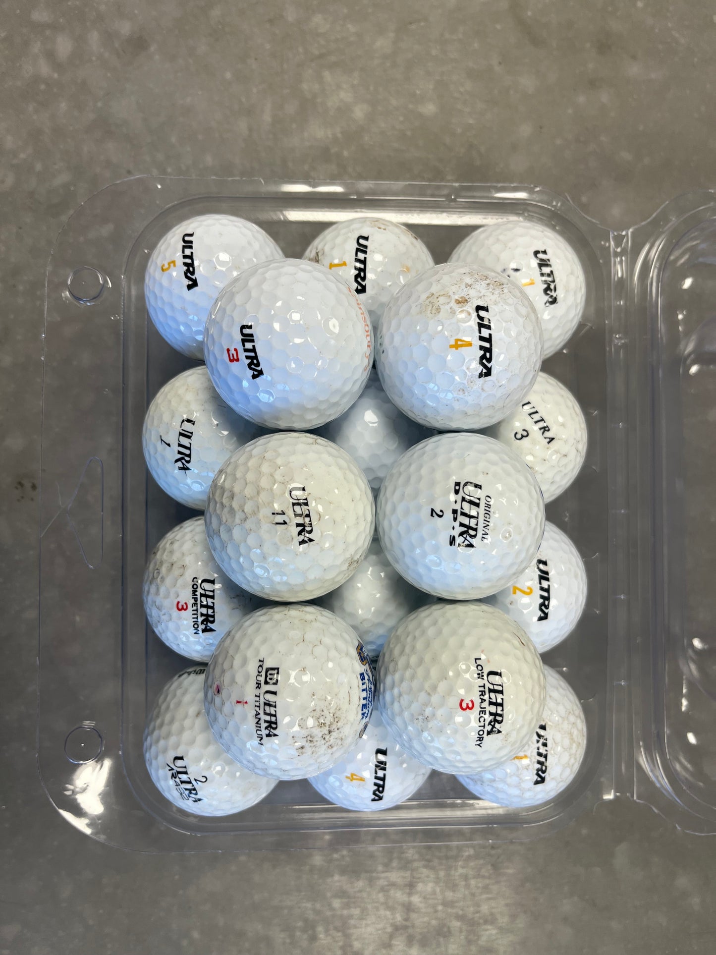 Ultra Grade C Recycled Golf Balls - 24 Pack Grade C