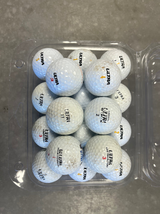 Ultra Grade C Recycled Golf Balls - 24 Pack Grade C