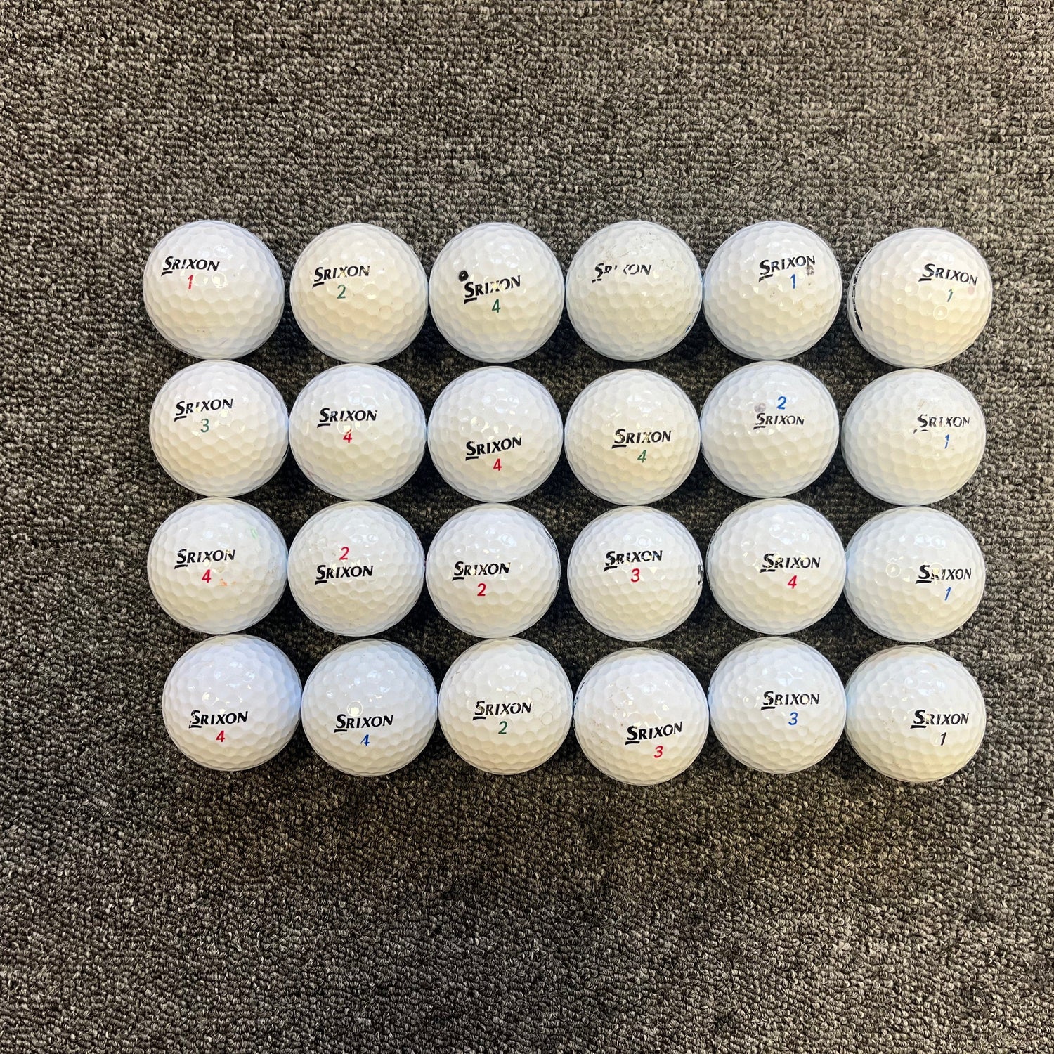 Srixon Grade C Recycled Golf Balls - 24 Pack