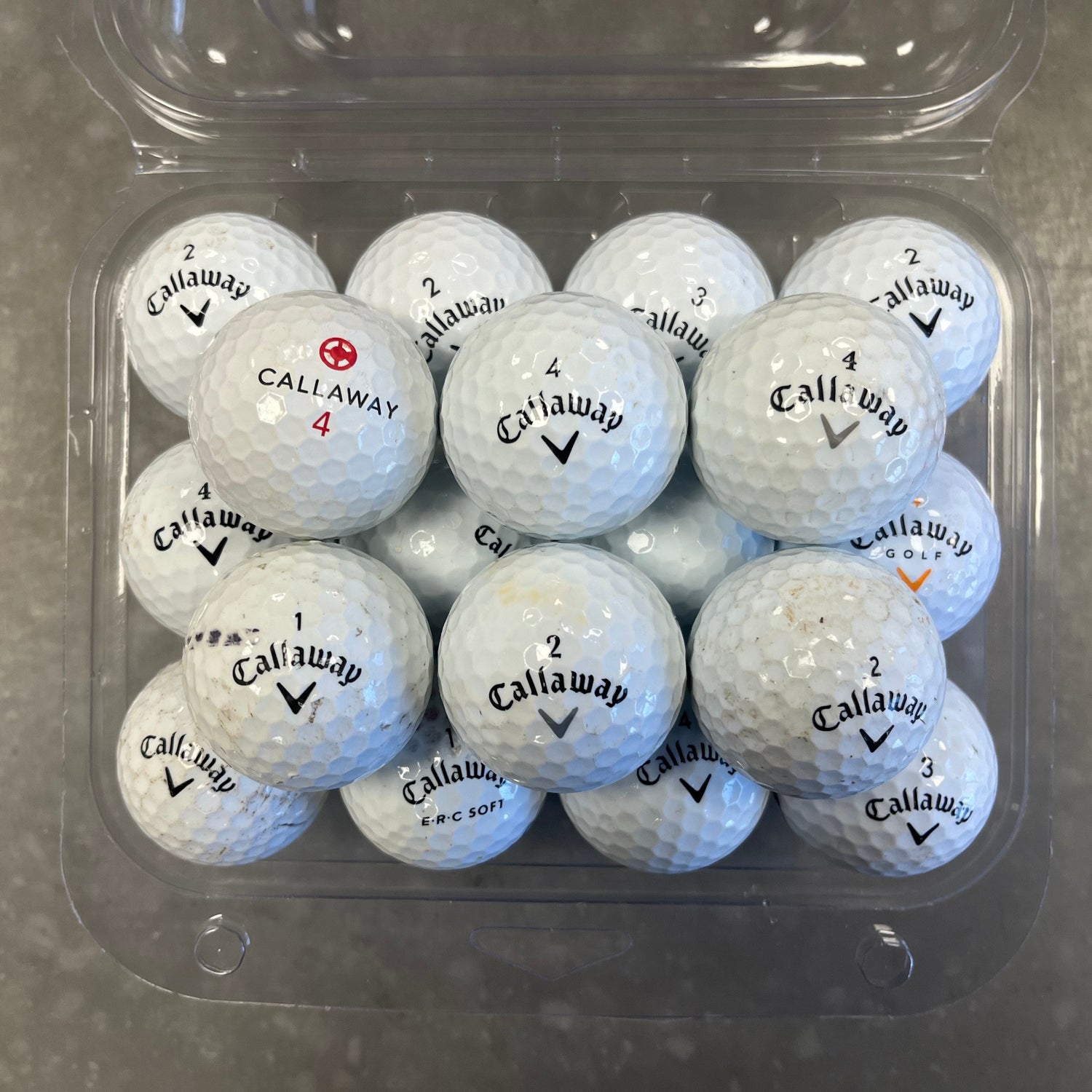 Callaway Grade C Recycled Golf Balls - 24 Pack Grade C