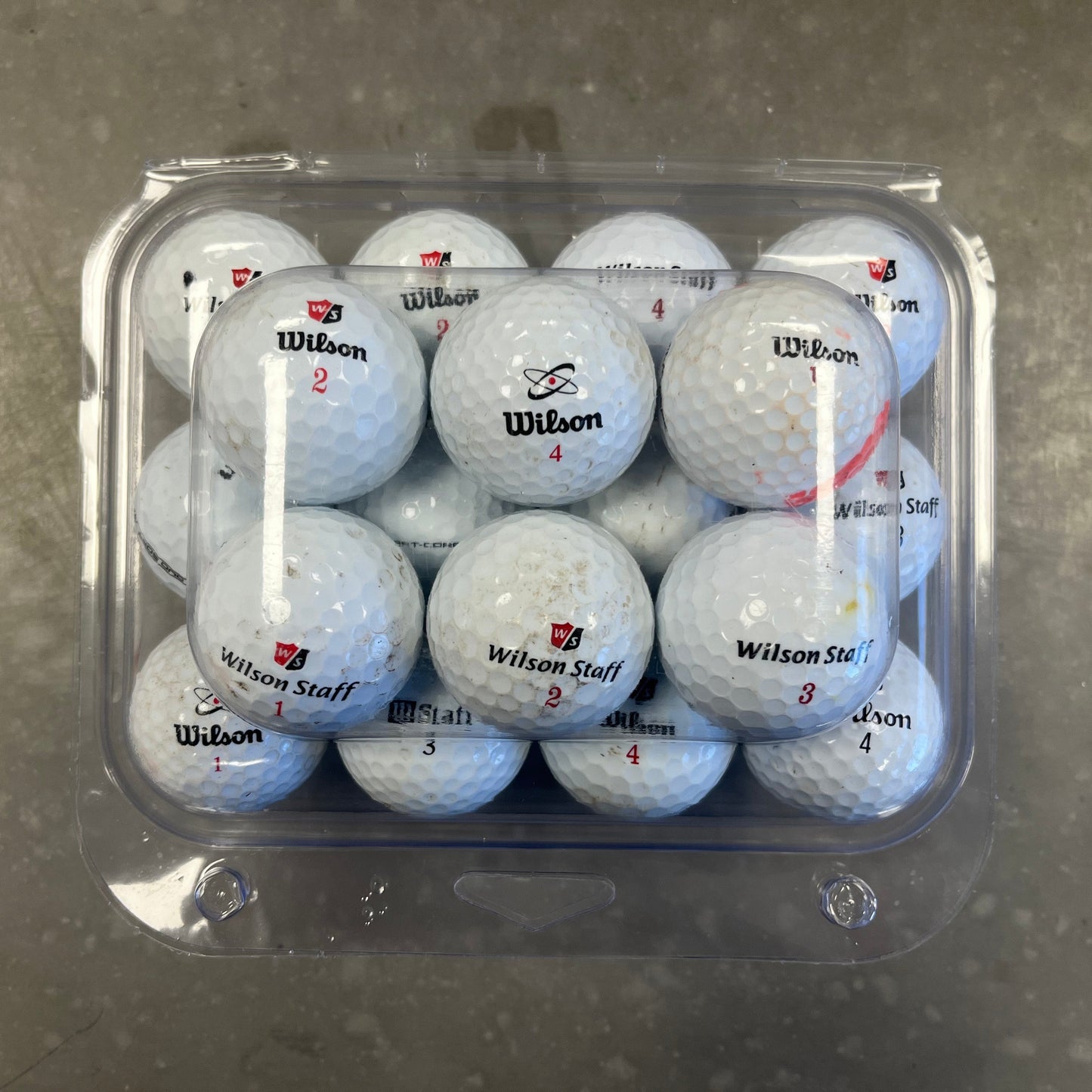 Wilson Staff Grade C Recycled Golf Balls - 24 Pack