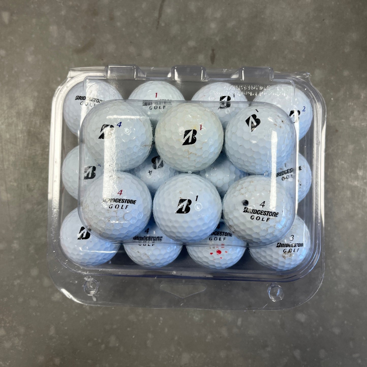 Bridgestone Grade C Recycled Golf Balls - 24 Pack
