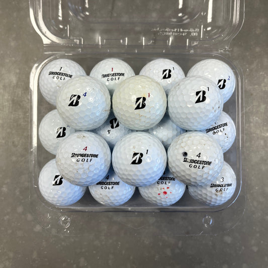 Bridgestone Grade C Recycled Golf Balls - 24 Pack