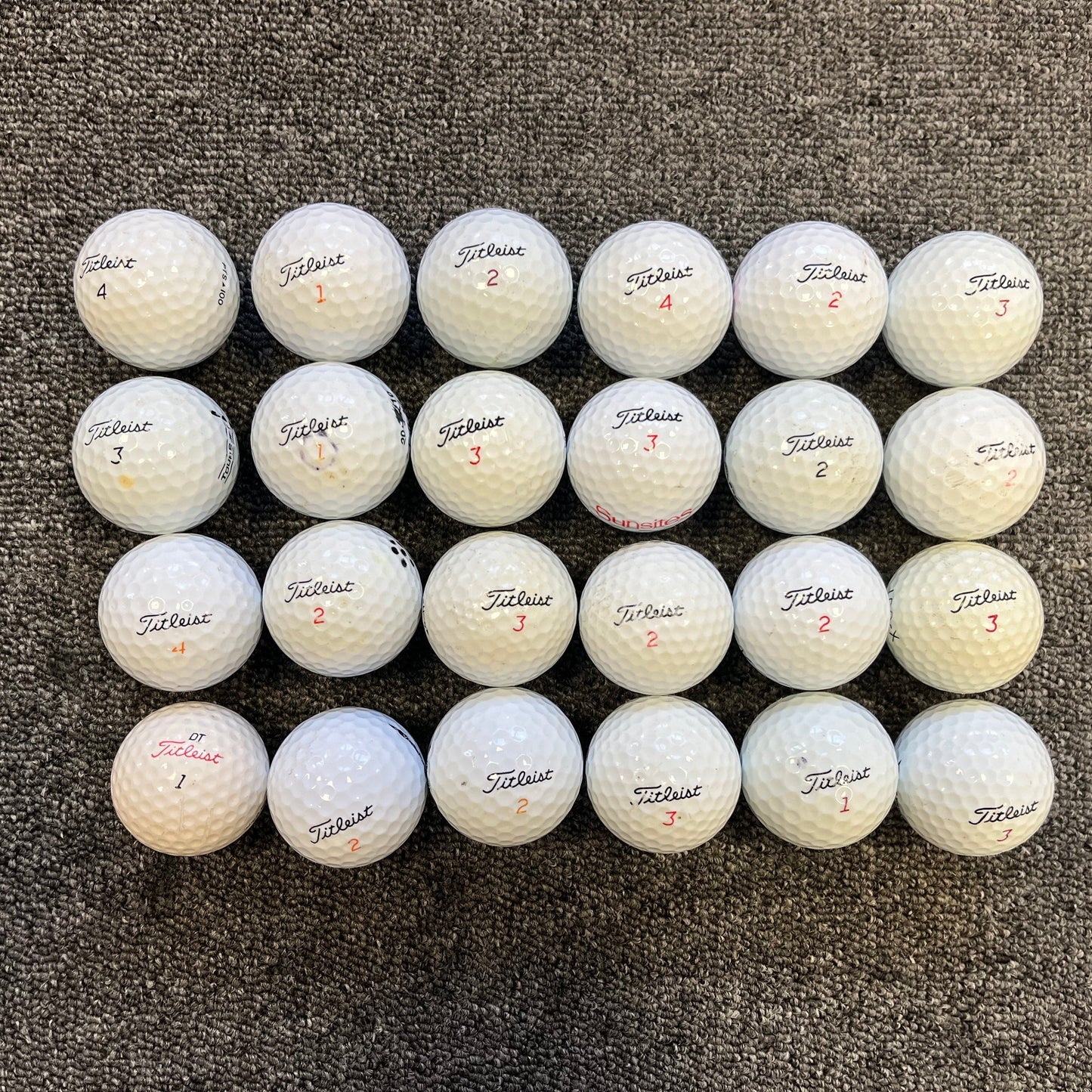 Titleist Grade C Recycled Golf Balls - 24 Pack