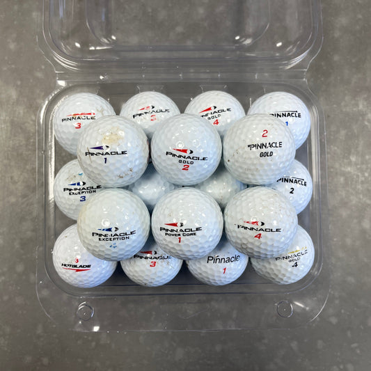 Pinnacle Grade C Recycled Golf Balls - 24 Pack