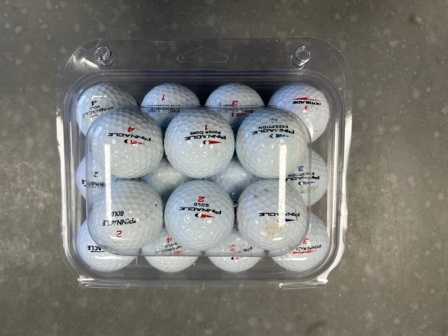 Pinnacle Grade C Recycled Golf Balls - 24 Pack
