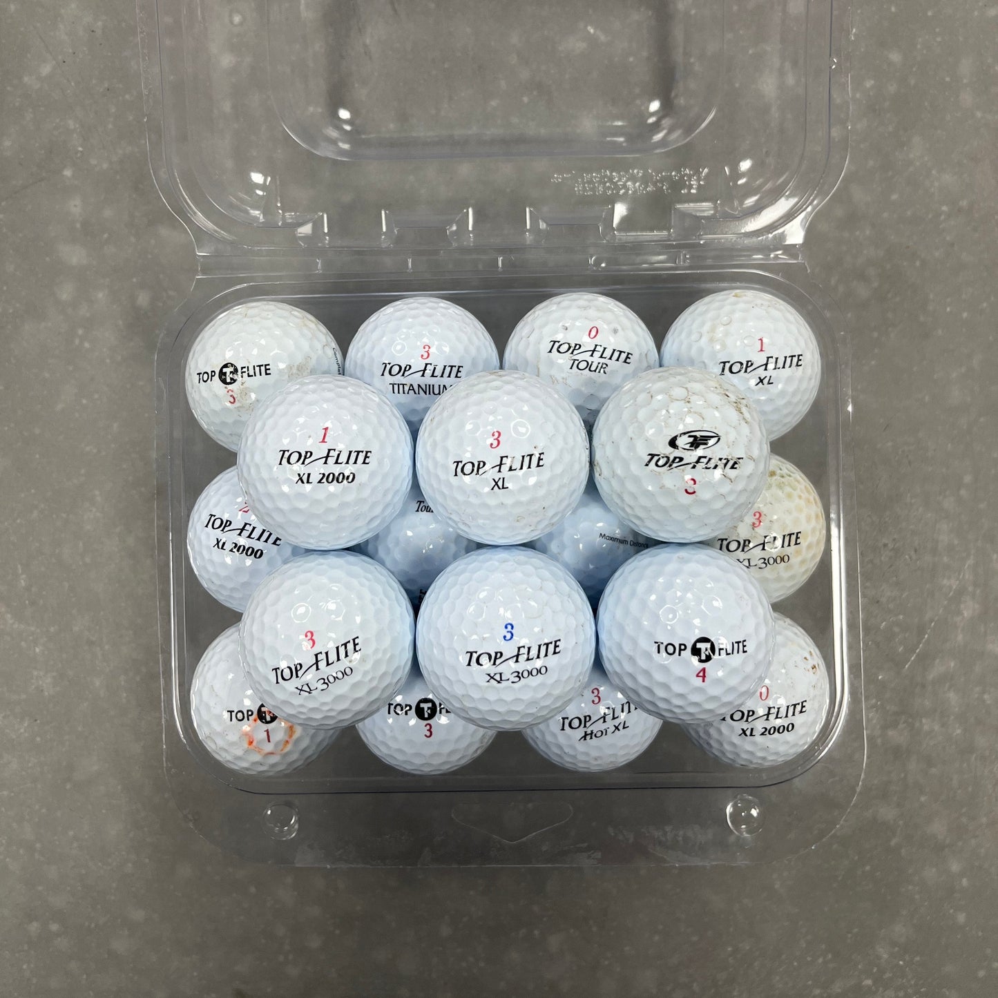 Top Flite Grade C Recycled Golf Balls - 24 Pack