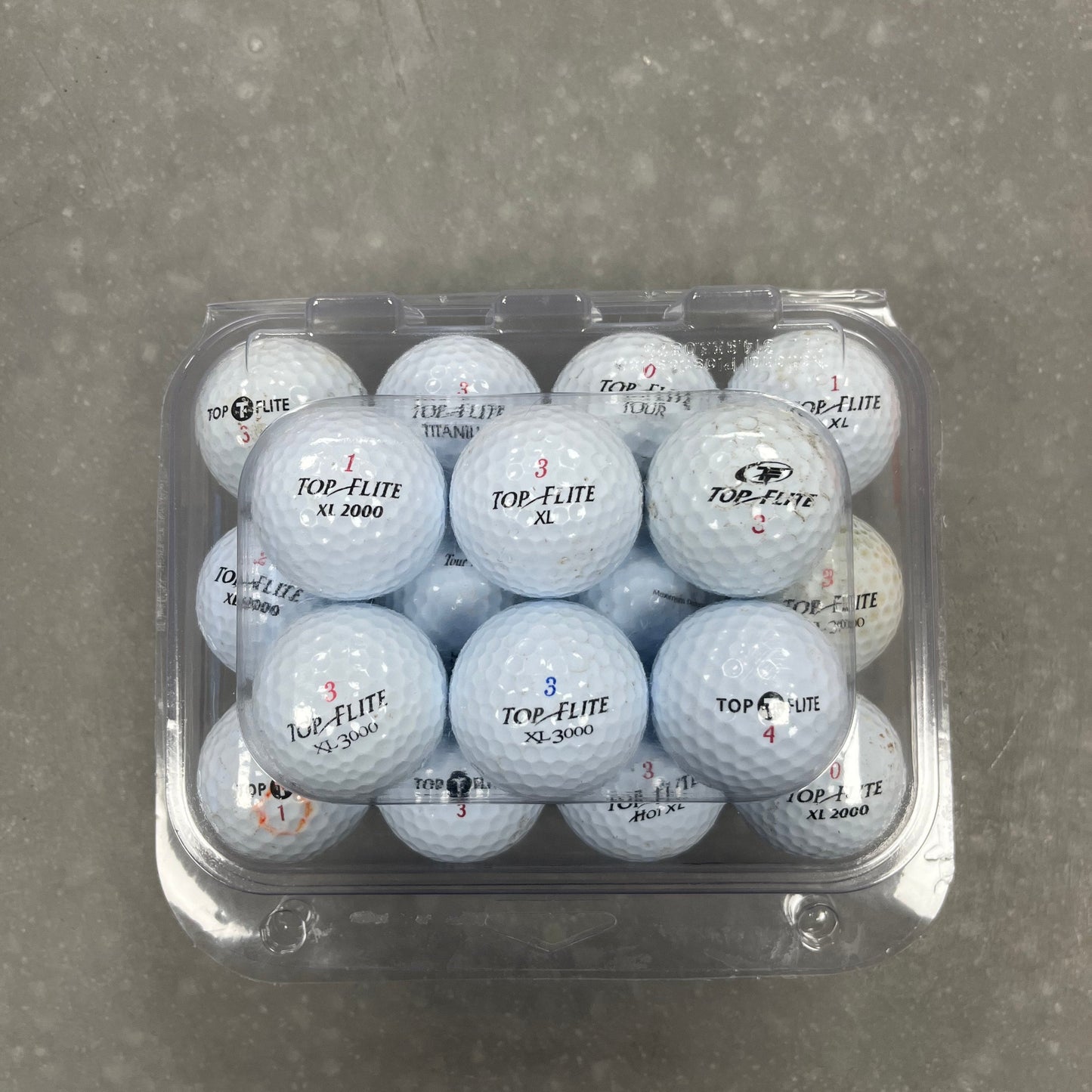 Top Flite Grade C Recycled Golf Balls - 24 Pack