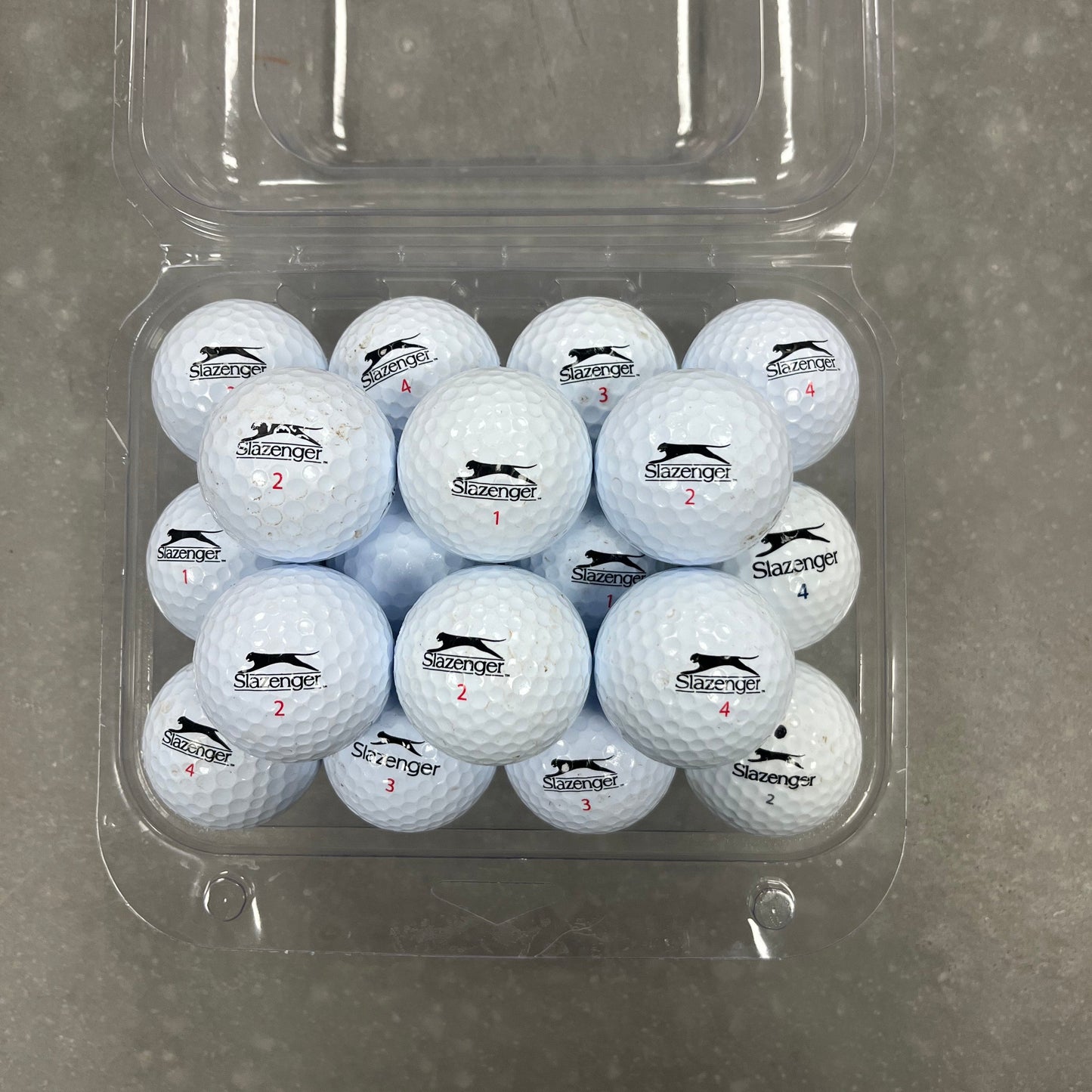 Slazenger Grade C Recycled Golf Balls - 24 Pack